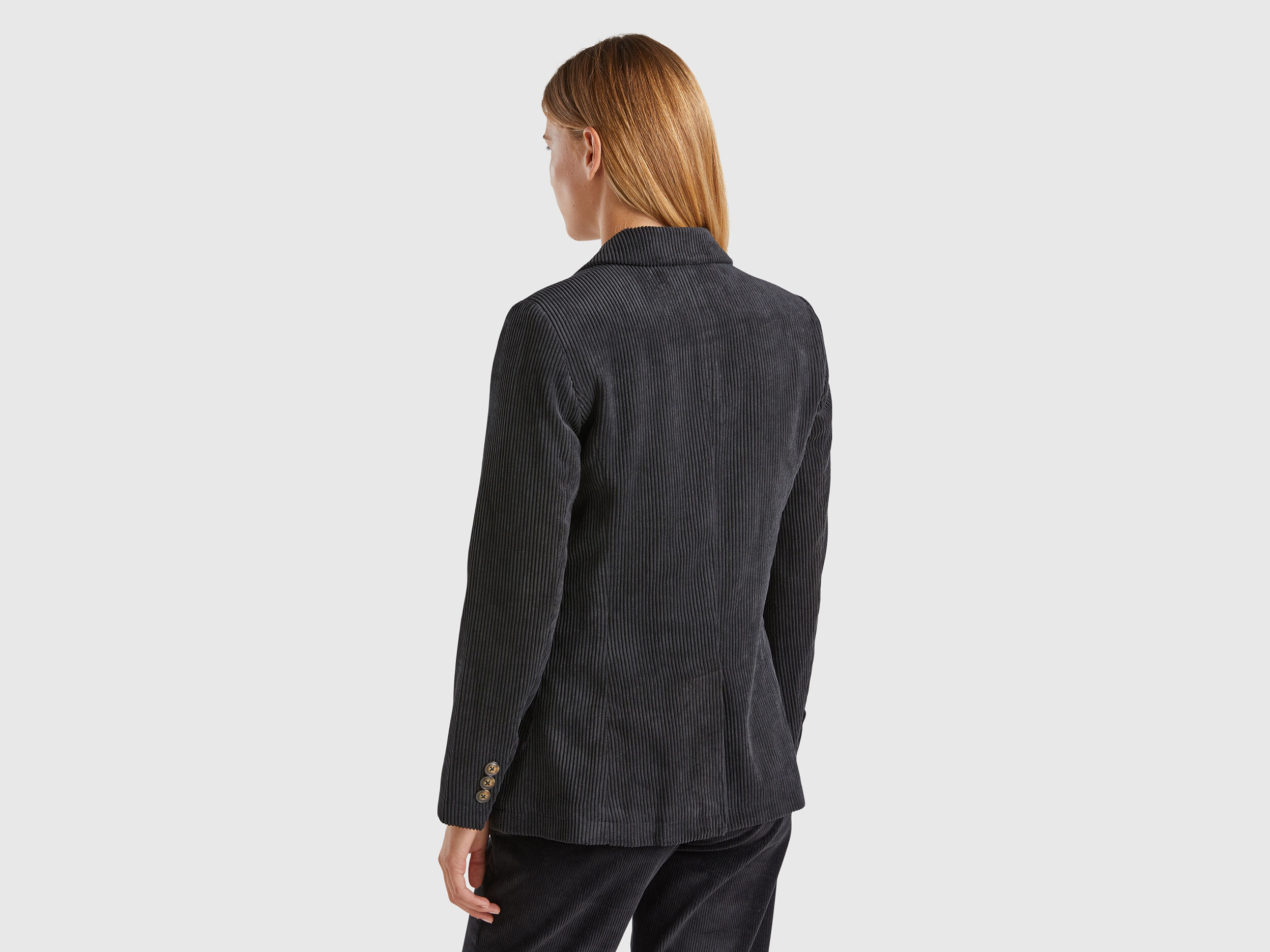 Black corduroy blazer womens outlet