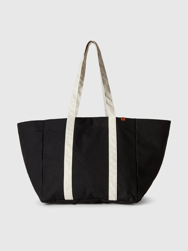 Bolso tote de puro algodón Mujer