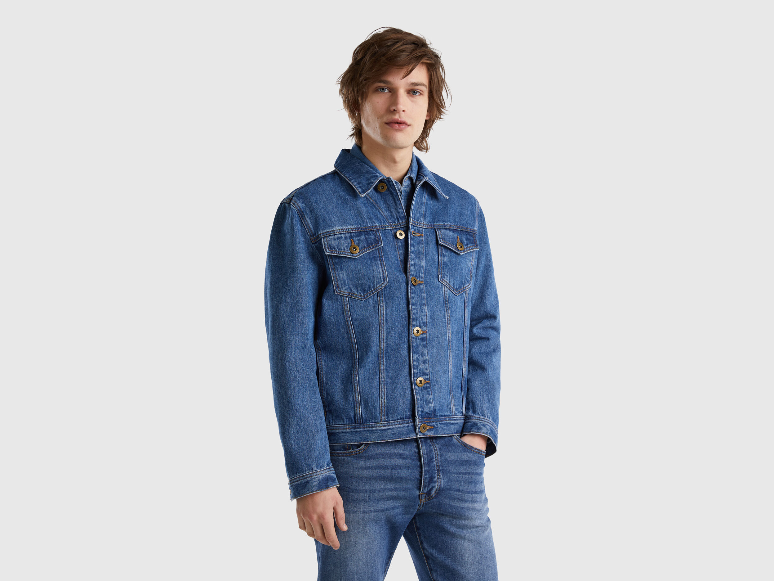 100 cotton denim jacket 2025