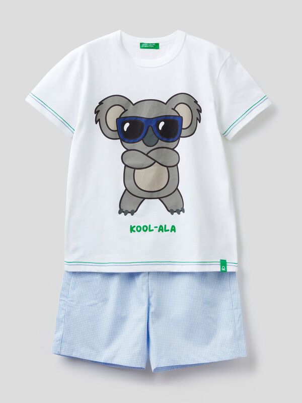 Pijama con estampado de koala Niño