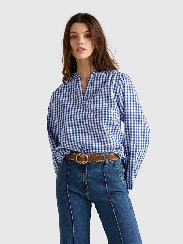 Vichy blouse Women