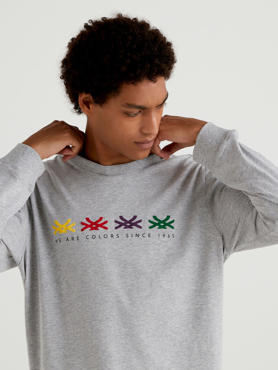 Men's Long Sleeve T-shirts New Collection | Benetton