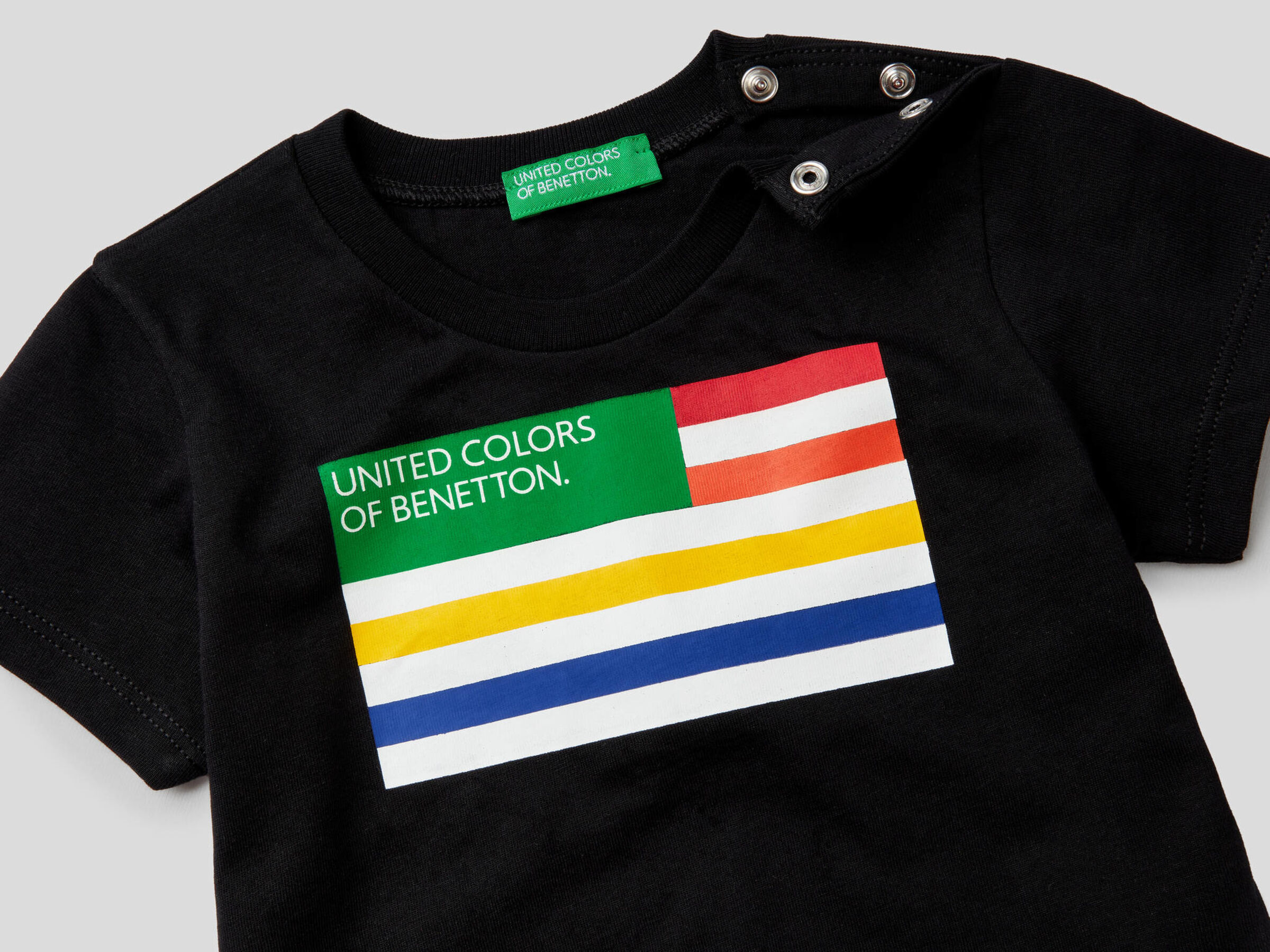 Organic cotton t-shirt with logo print image number null