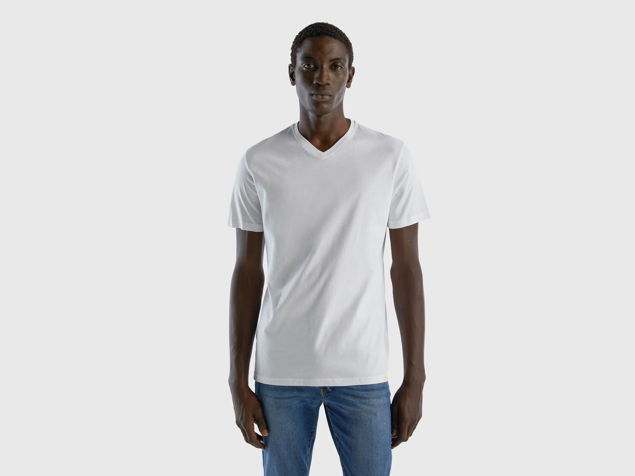 Tee shirt colle v homme shop