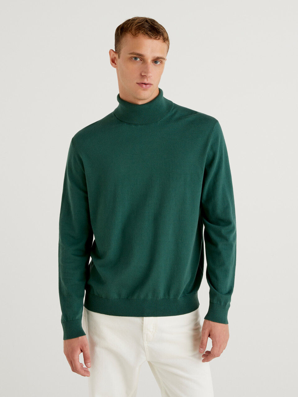 United Colors of Benetton Cotton Blend Longsleeve Sweater Sudadera para Bebés 