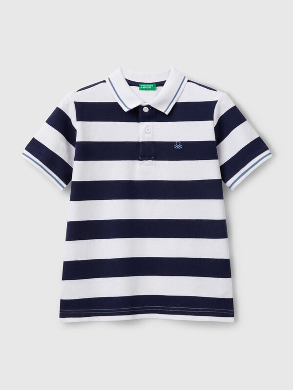 Polo manga corta rayas Niño