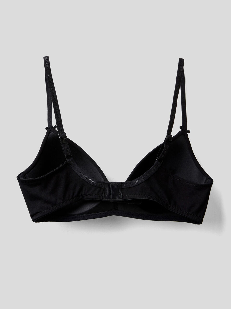 Triangle bra in super stretch organic cotton - Black