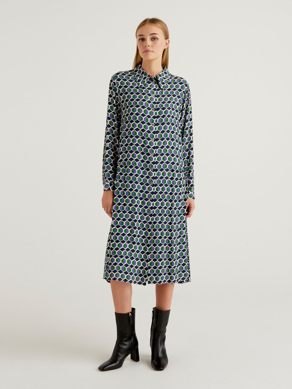 Long flowy shirt online dress