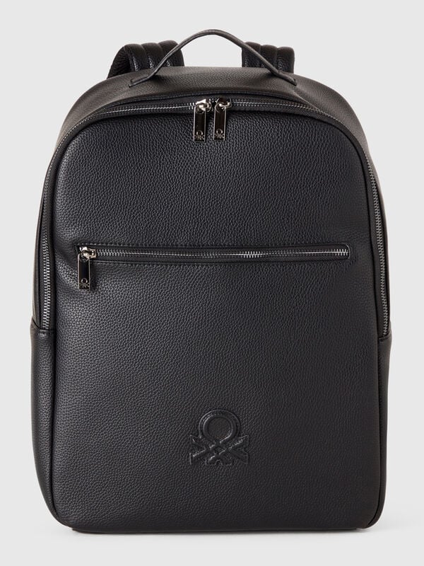 Mochila de tejido revestido Hombre