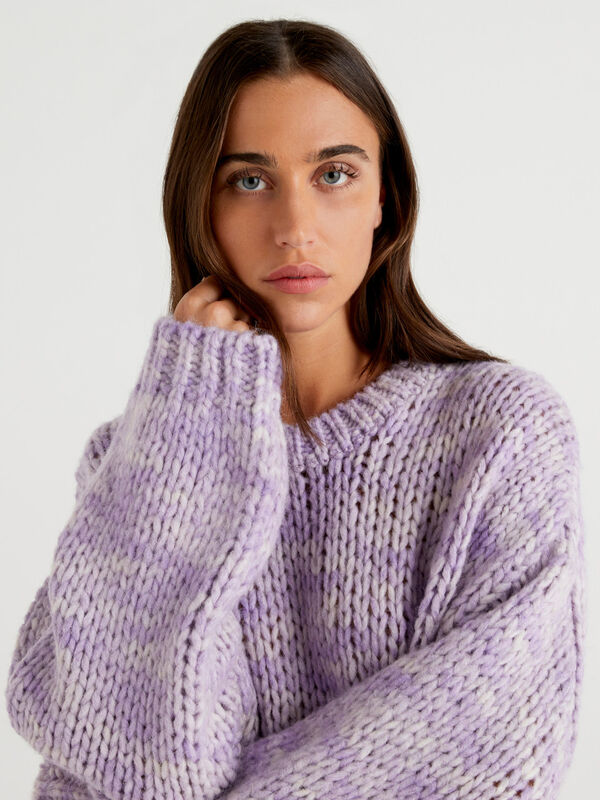 Women's Oversized Sweater, Oversized Knit Sweater