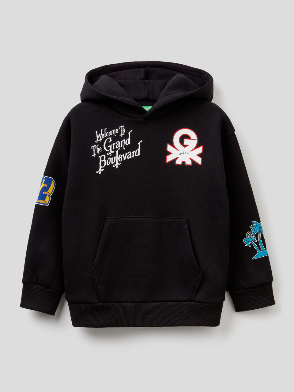 Sudadera unisex by Ghali con estampados image number 1