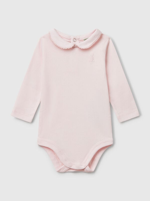 Body con cuello de algodón Recién nacidos