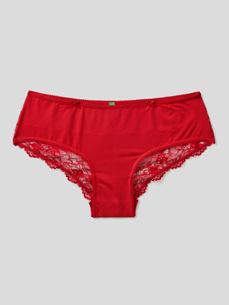 Culotte de charmeuse y encaje image number 1