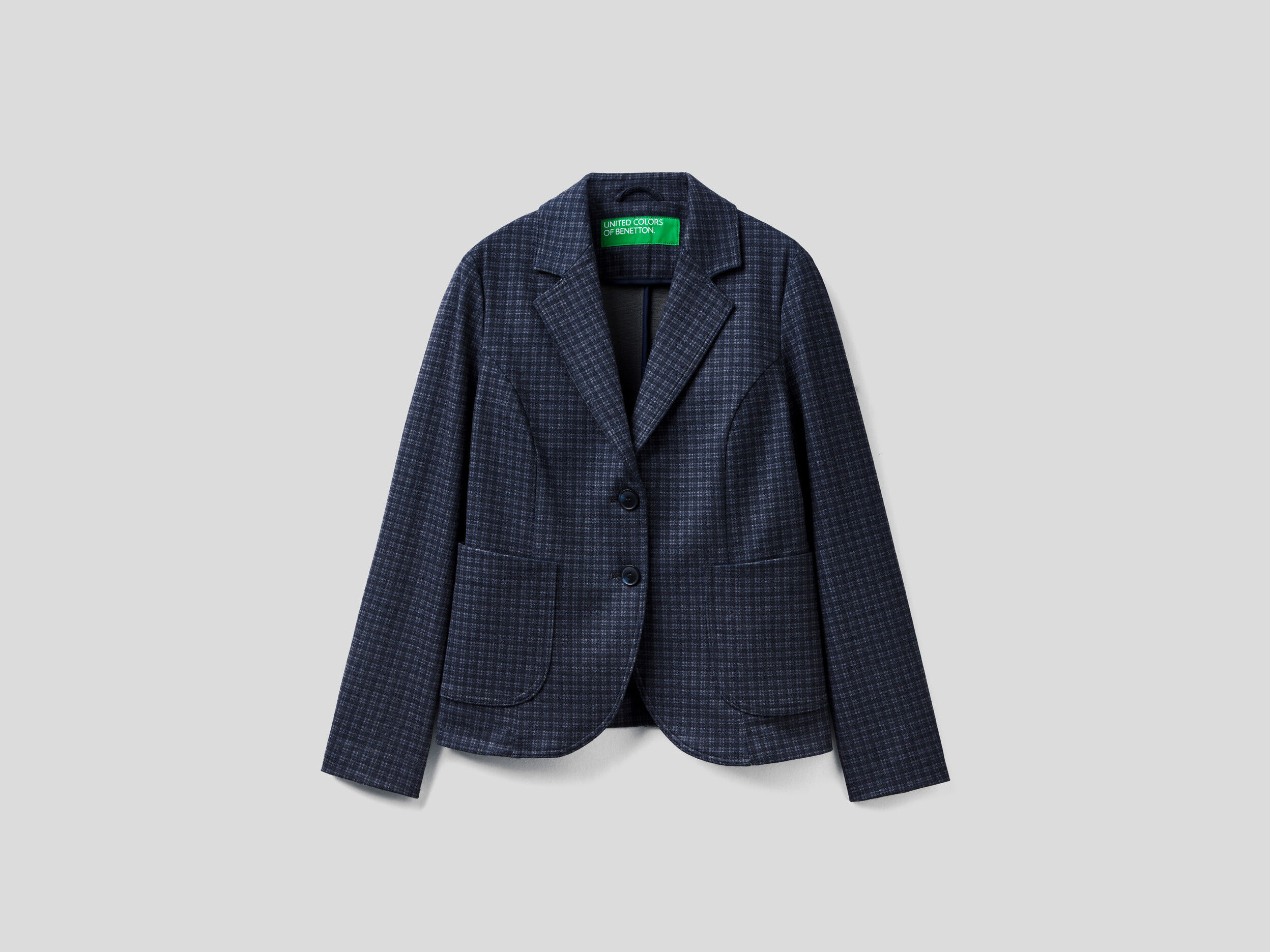 Unlined blazer Blue Benetton
