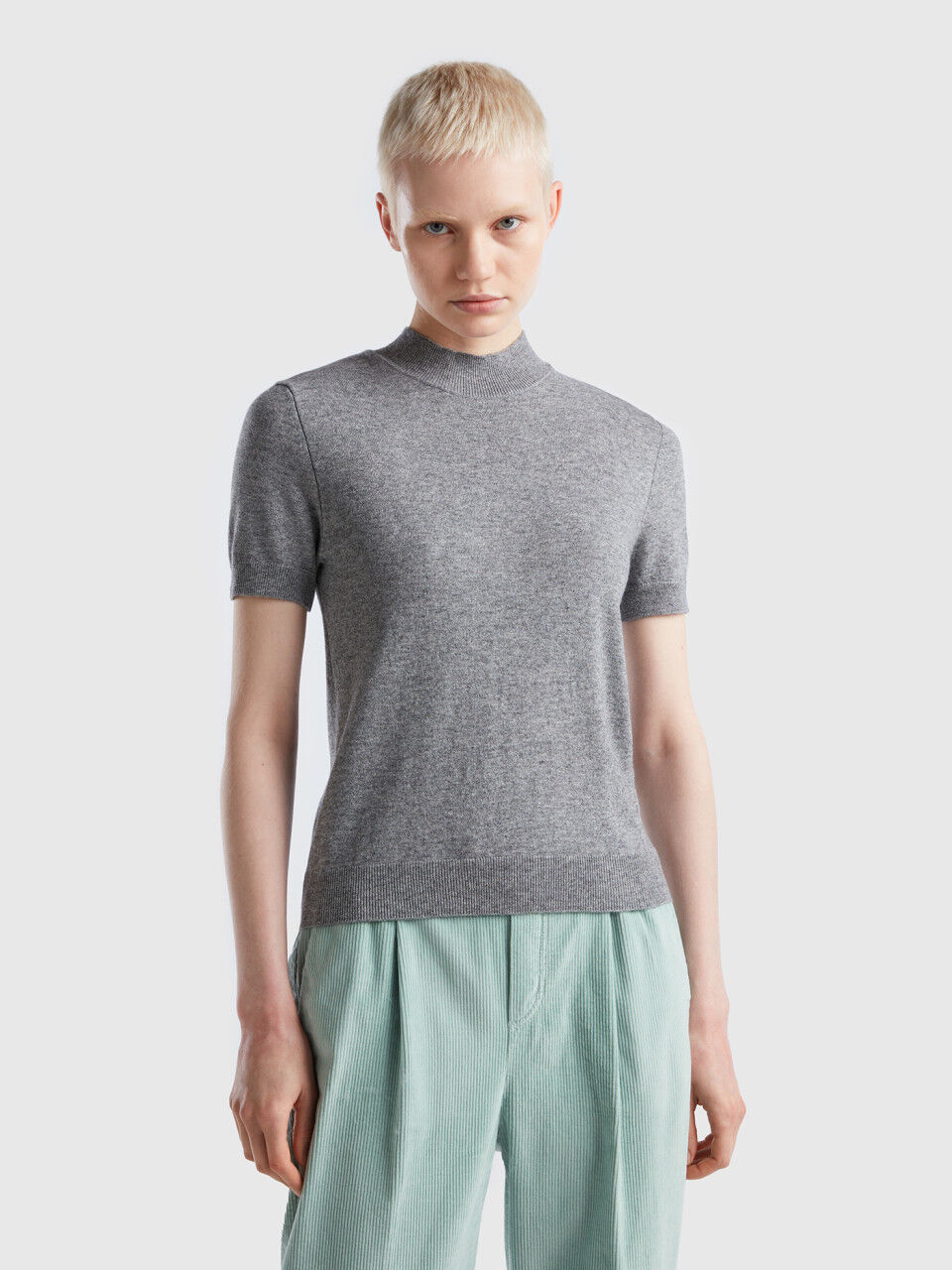Women s Short Sleeve Sweaters New Collection 2024 Benetton