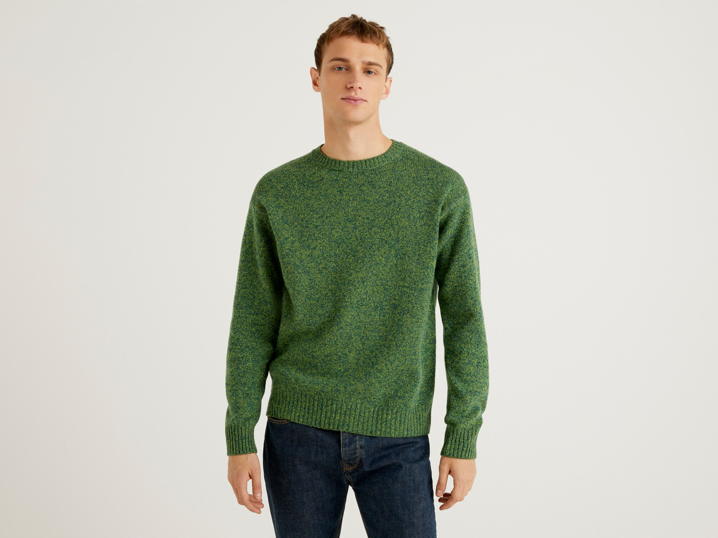 Shetland crewneck top
