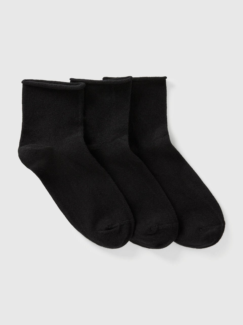 KNITTED SOCKS 3 PAIR Mujer image number 1