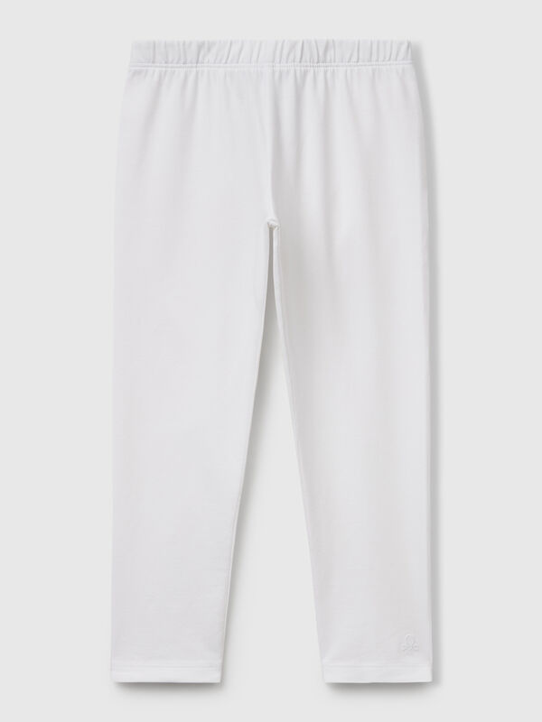 Leggings de algodón elástico Niña