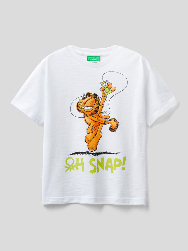 Camiseta de Garfield de 100 % algodón Niño