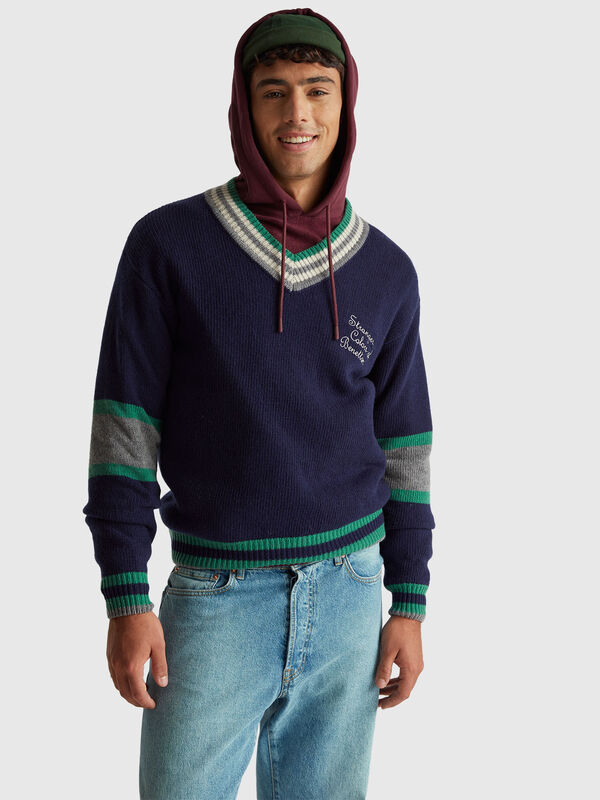 Stranger Things V-neck sweater Men