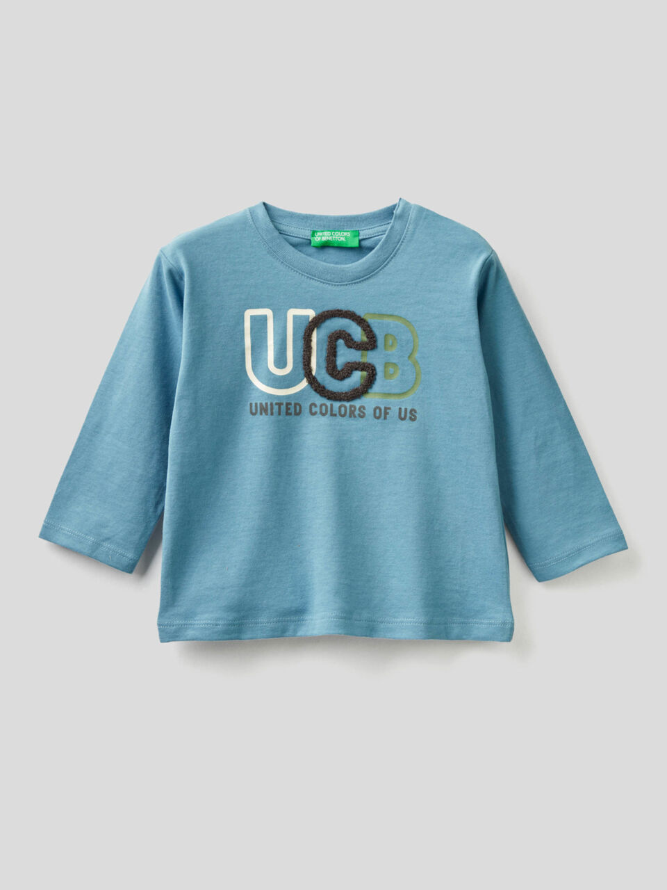 Long sleeve 100% organic cotton t-shirt image number 1