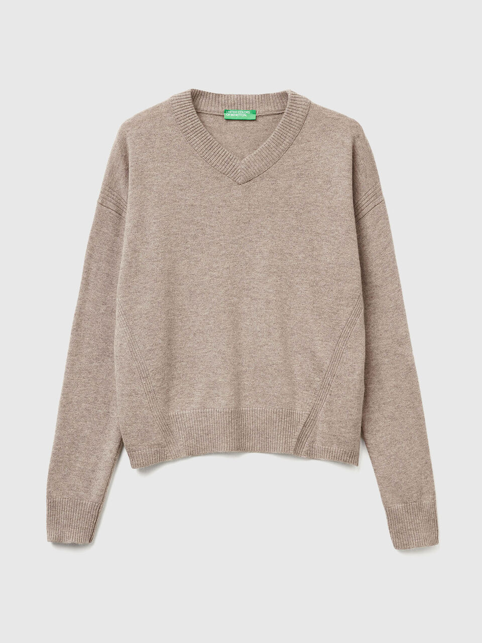V NECK SWEATER L/S Women image number 1