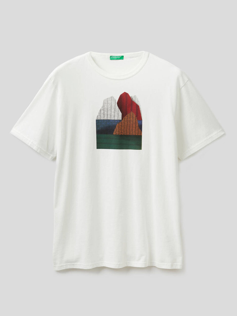 Organic cotton t-shirt with print image number 1