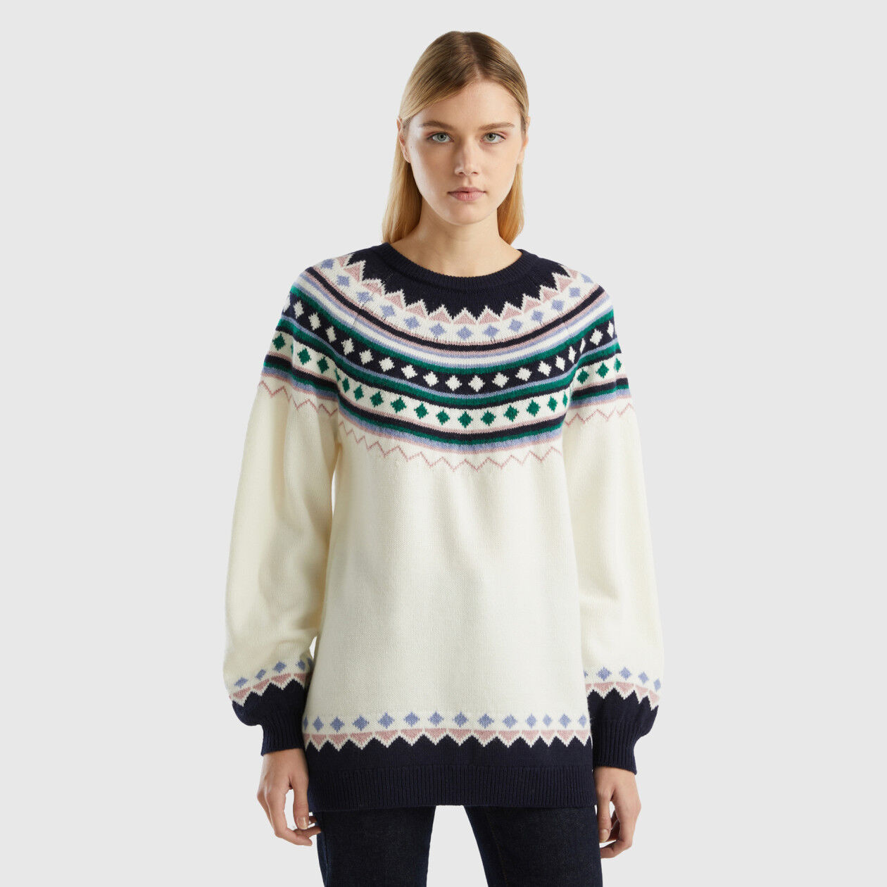 Sueter lurex sale jacquard