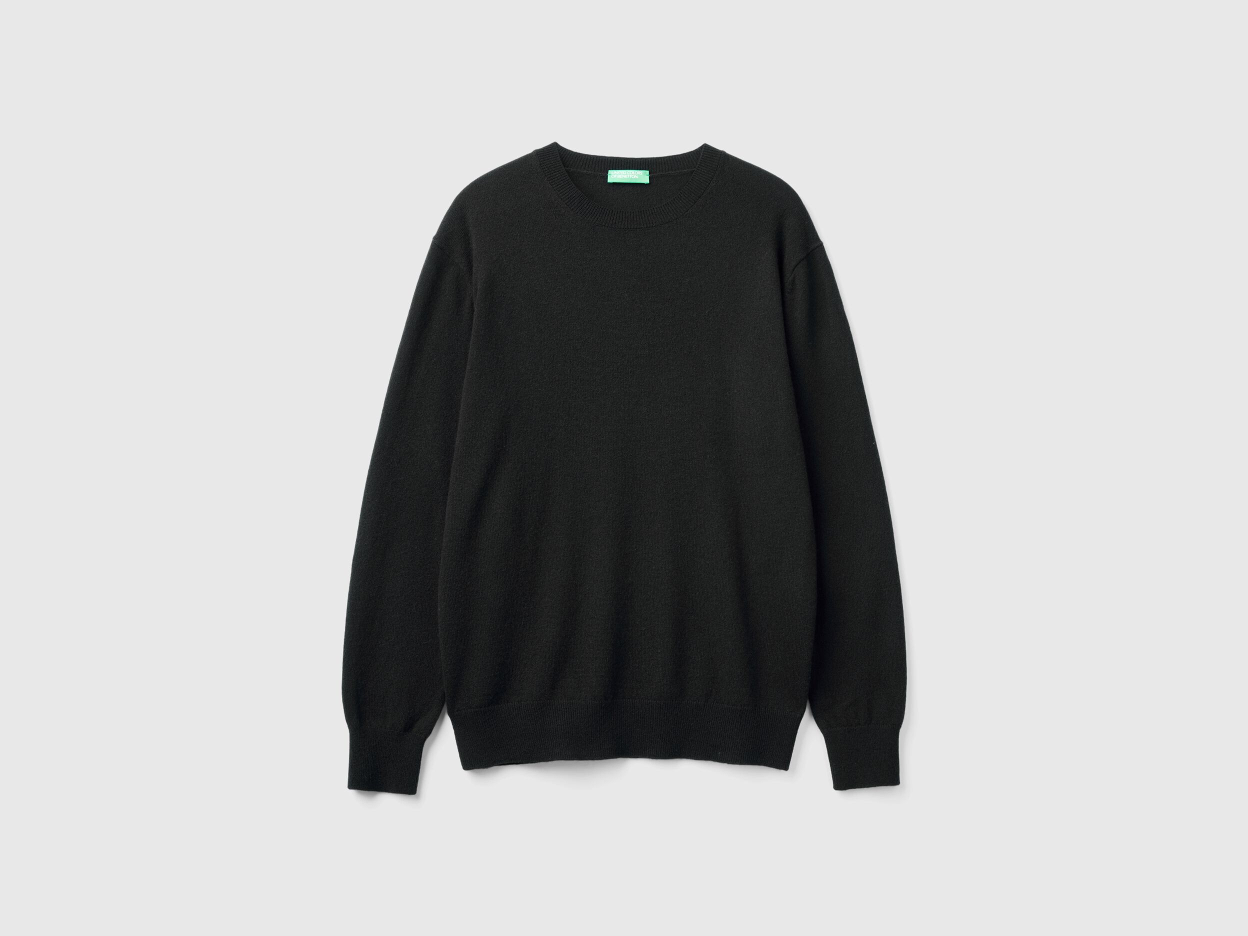 Mens black cashmere jumper top