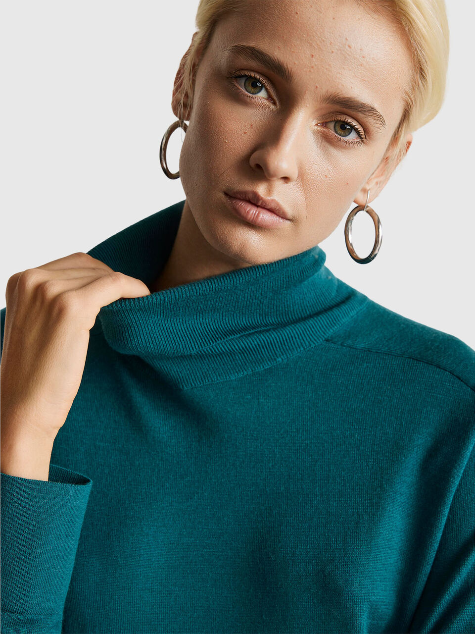 TURTLE NECK SWEATER Women image number null