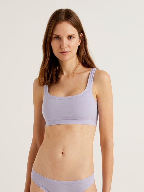 Super stretch organic cotton bra Women