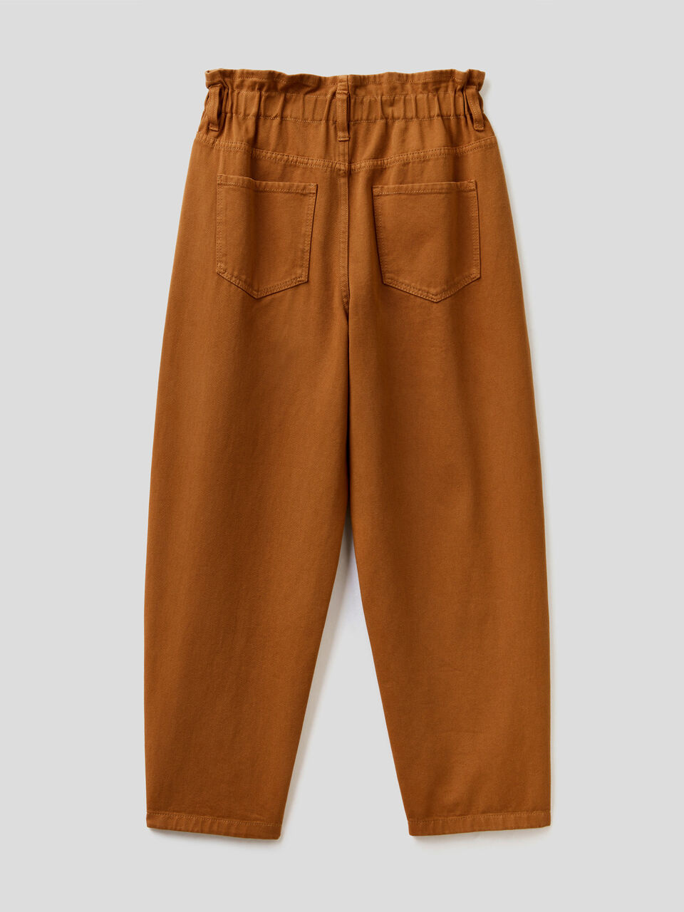 Pantalón de talle alto de 100 % algodón image number 2