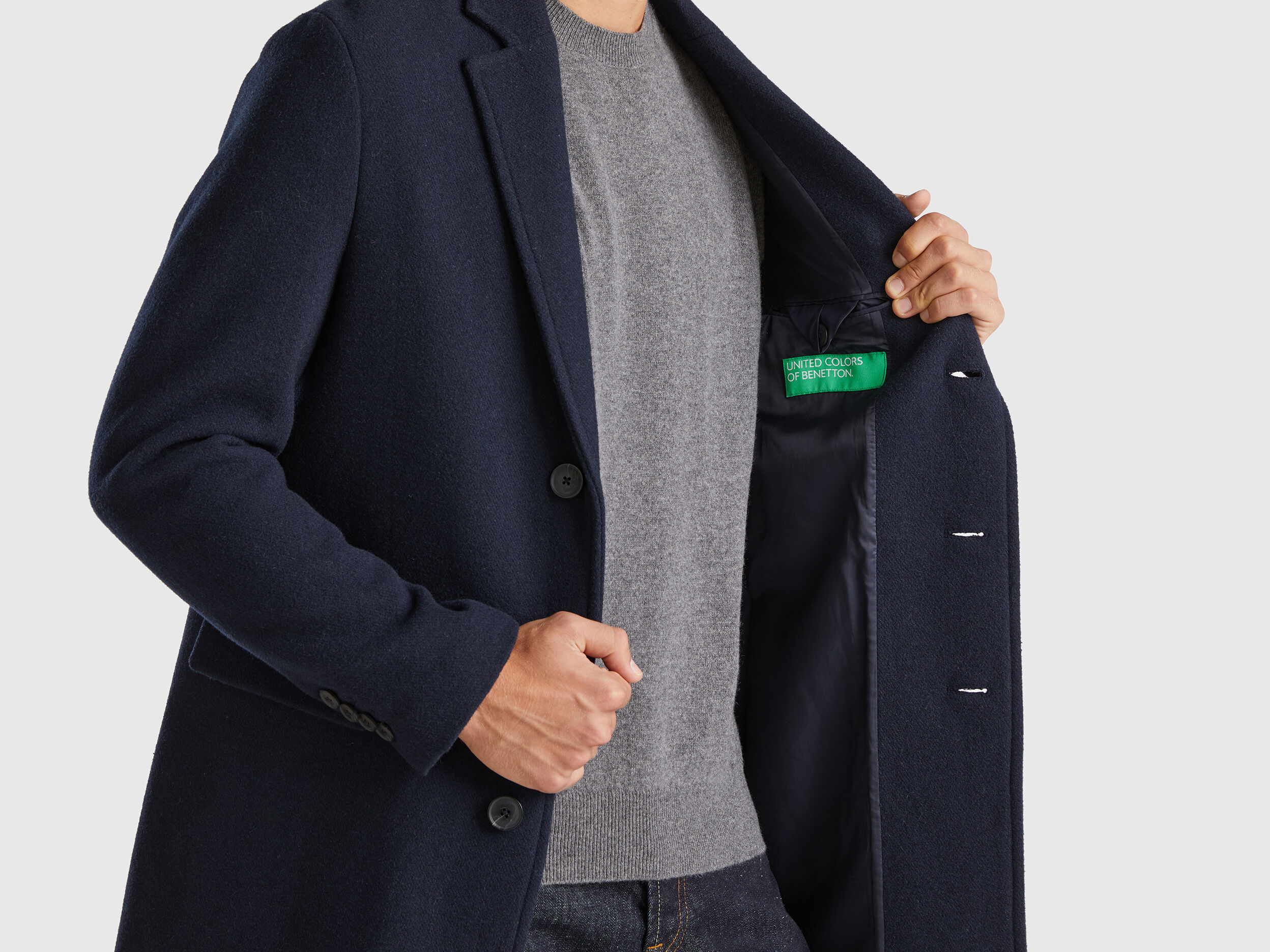 Benetton coats discount
