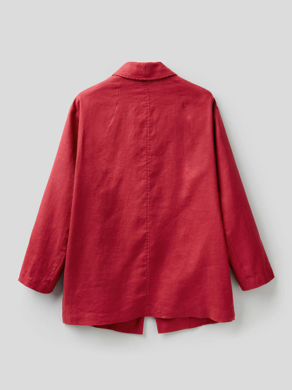 Blazer de lino con manga francesa image number null
