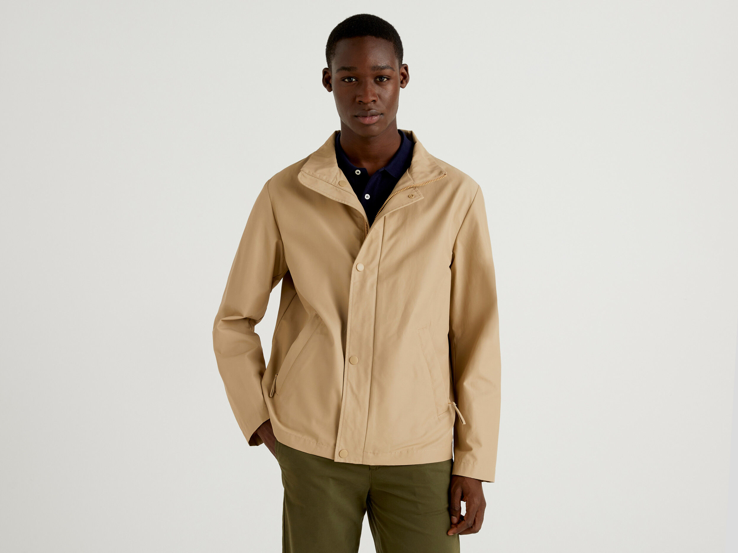 Jacket with buttons hotsell