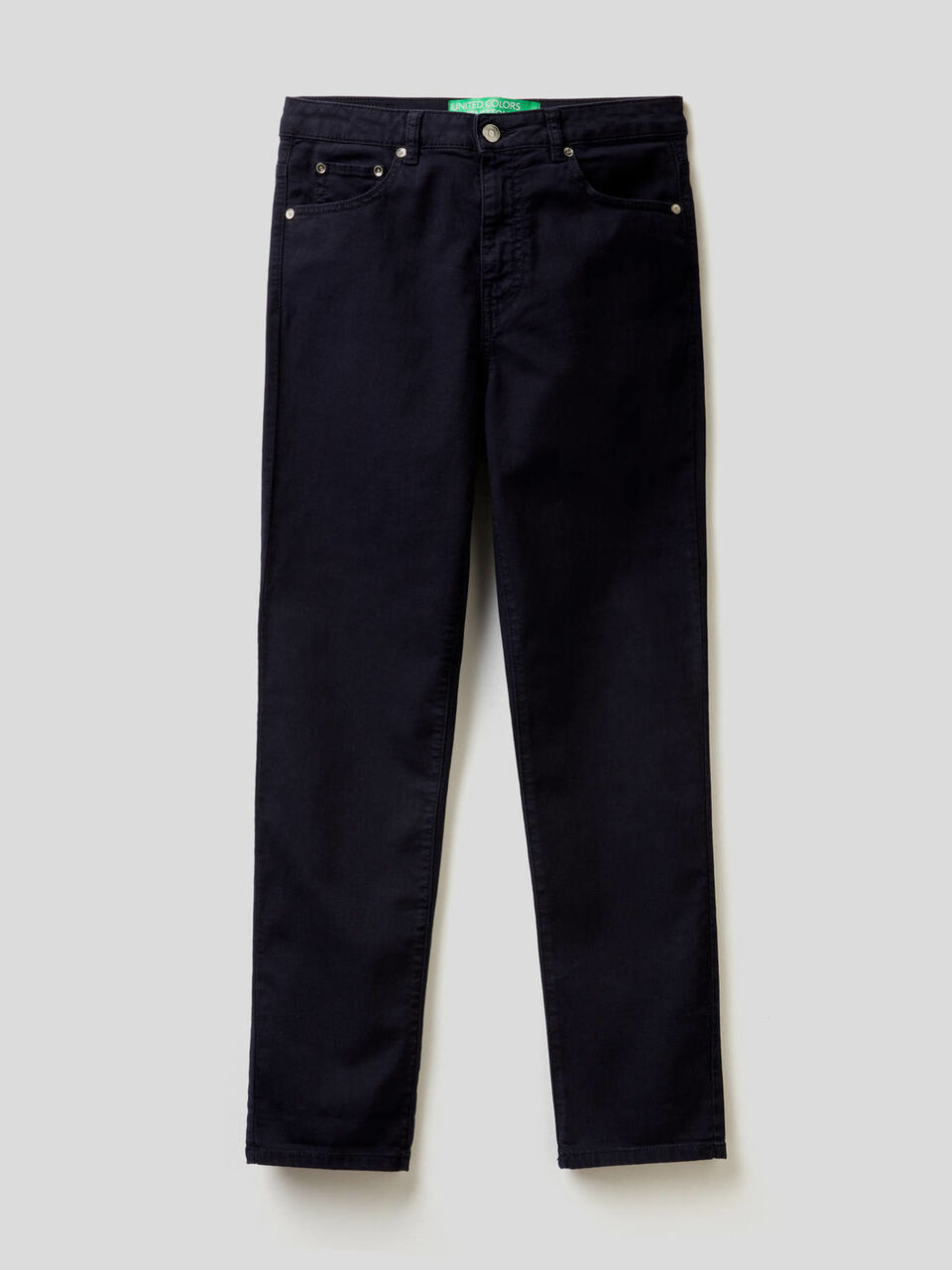 Stretch cotton trousers image number null