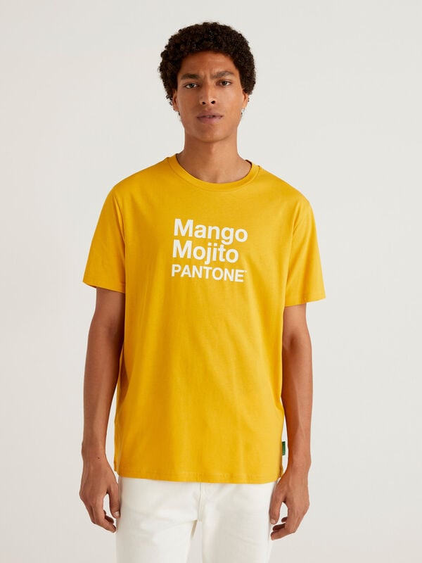 Camiseta amarilla BenettonxPantone™ Hombre