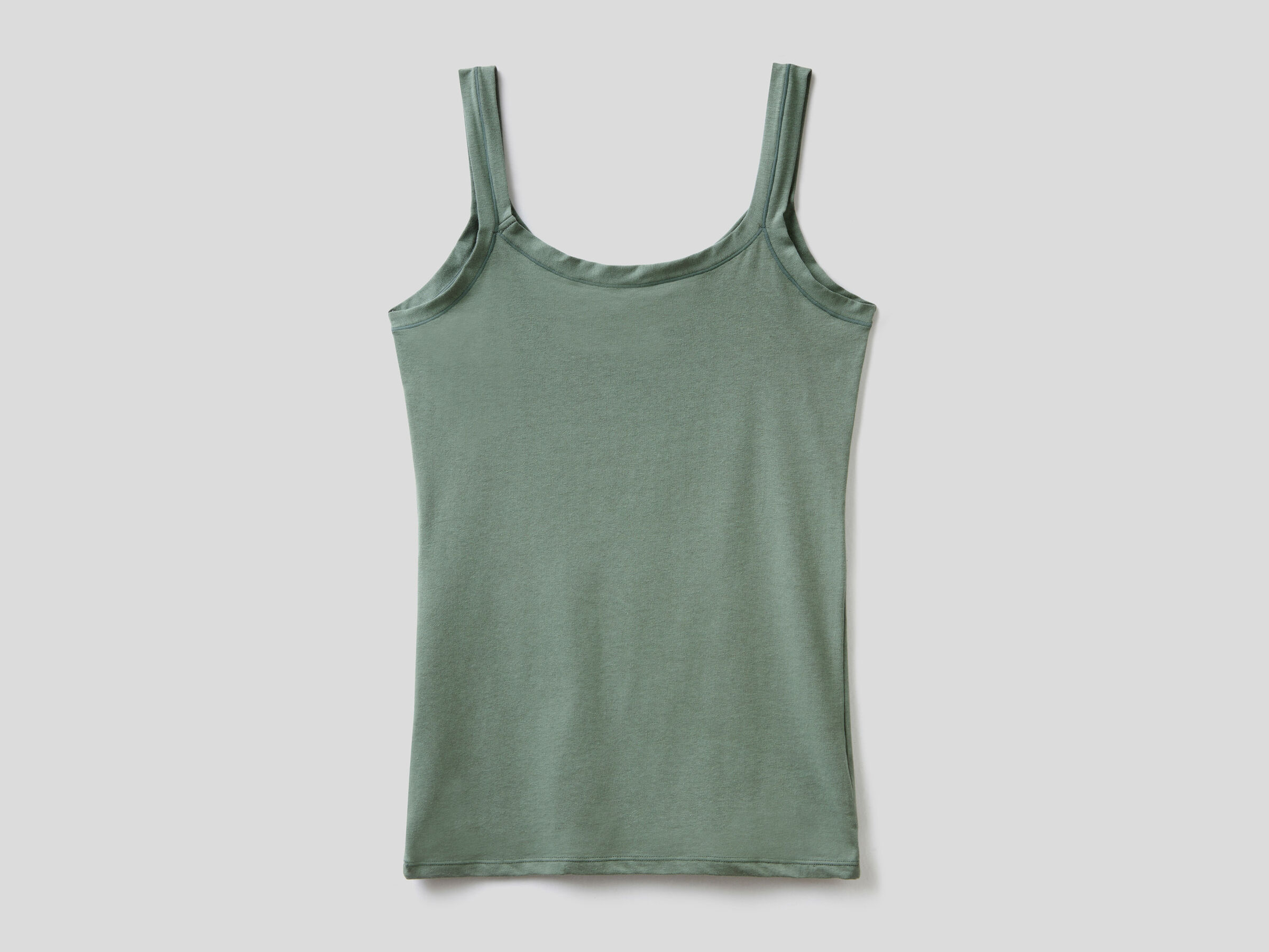 Tank top in super stretch organic cotton image number 4