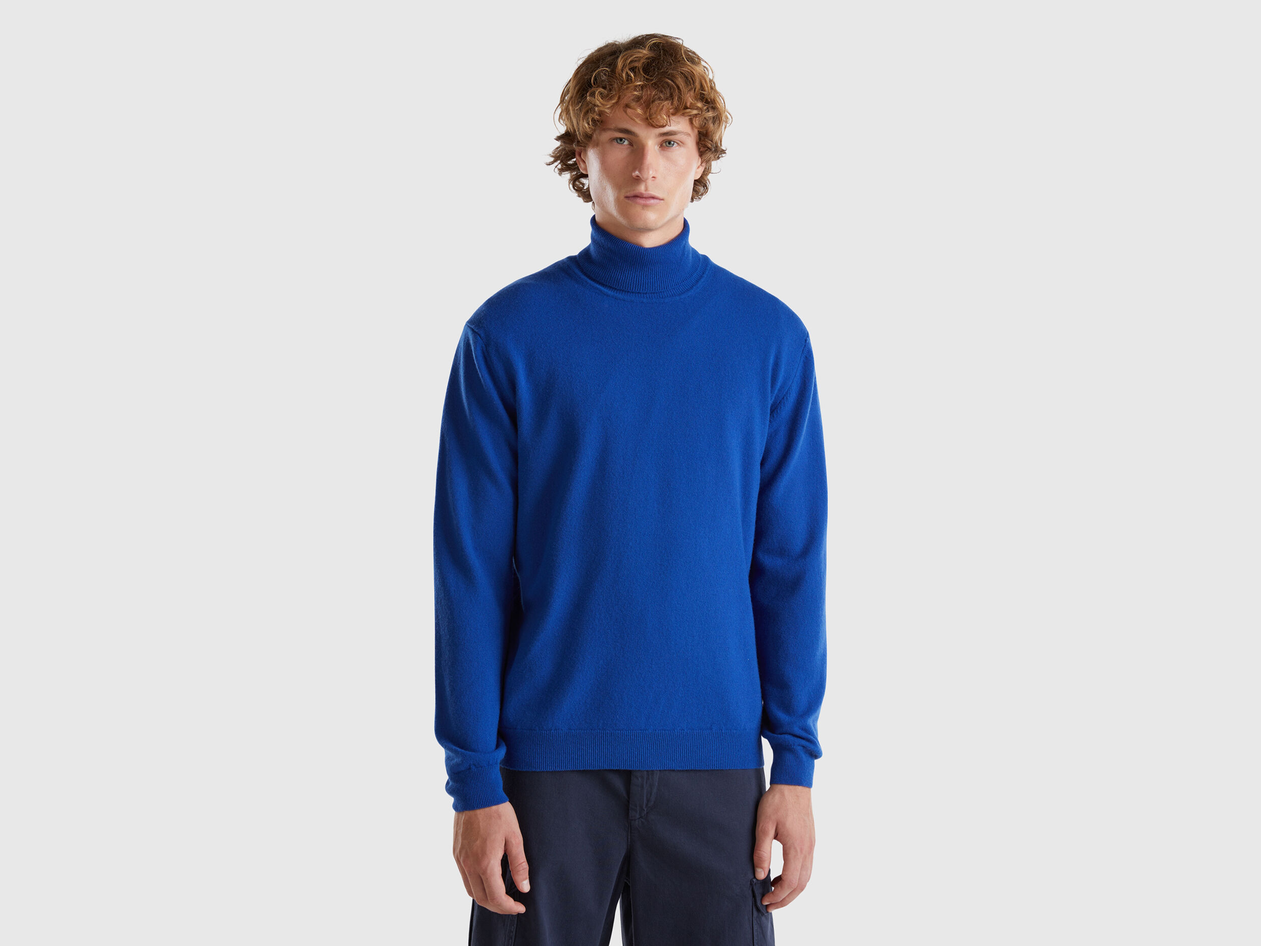 Men s High Neck Sweaters New Collection 2024 Benetton