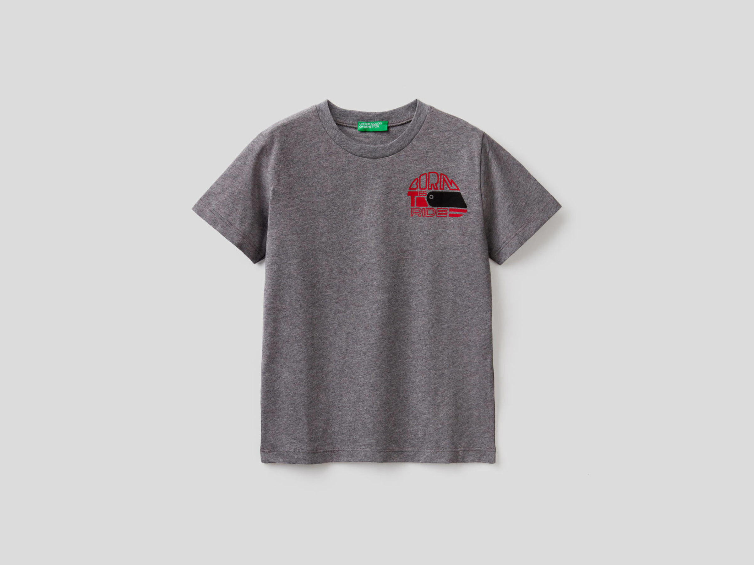 Short sleeve t-shirt in organic cotton image number null