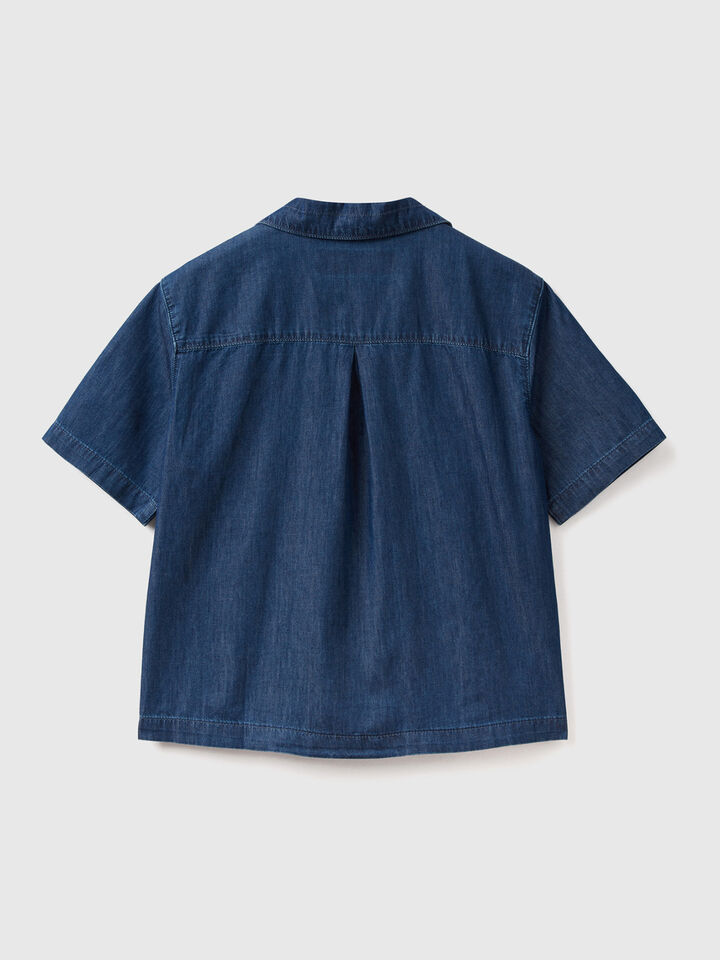 Blouse in chambray image number 2