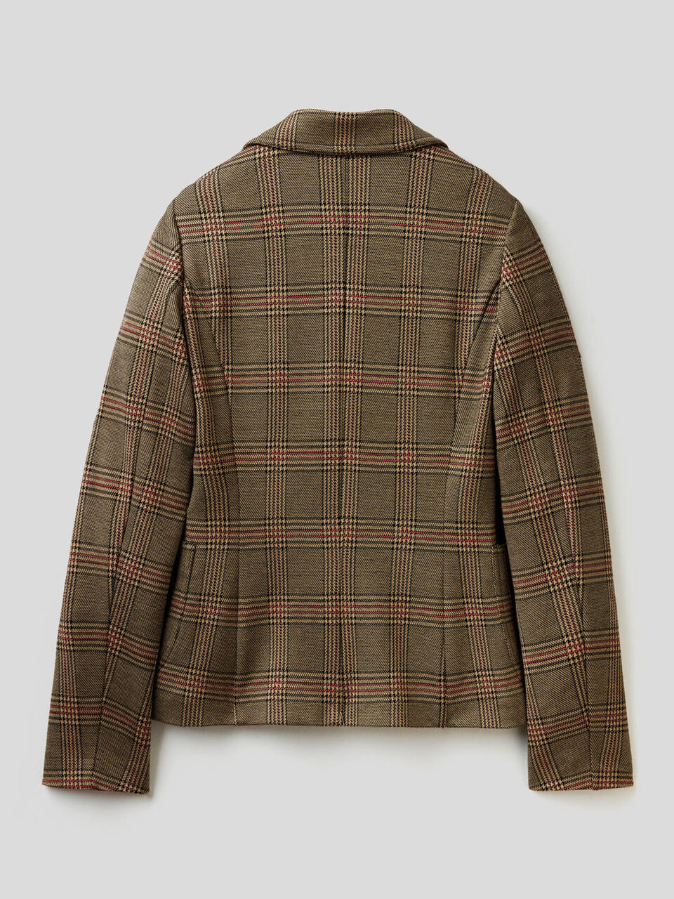 Unlined patterned blazer image number 2