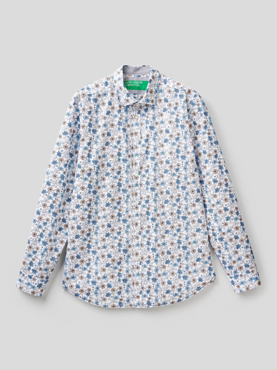 Slim fit printed shirt image number 1