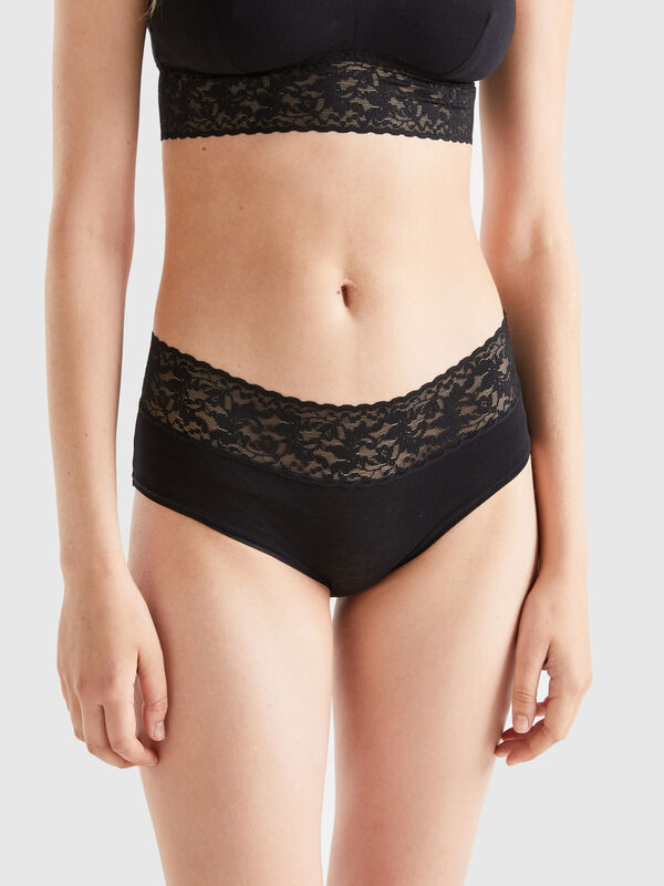 Braguita de algodón orgánico super stretch Mujer
