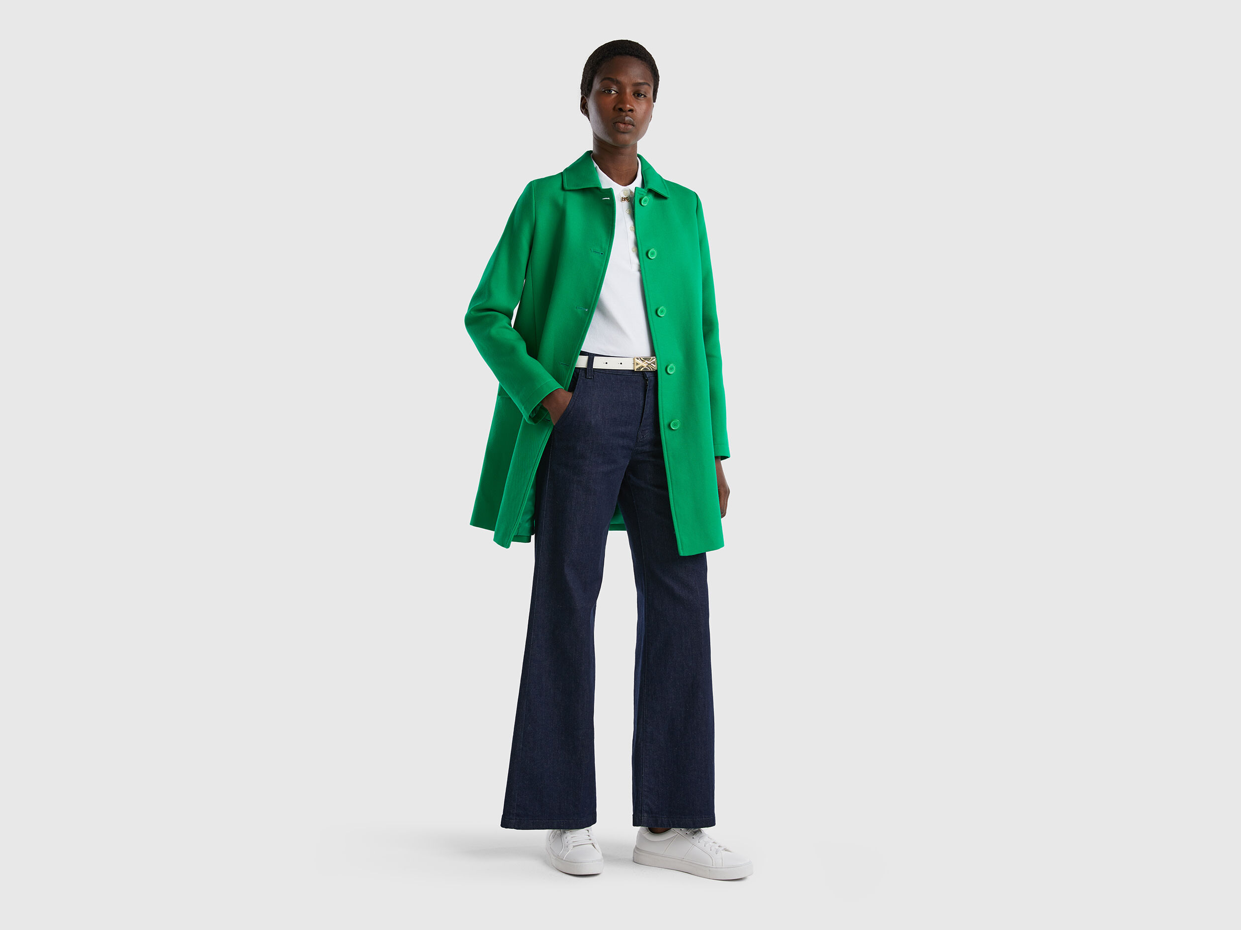 Green 2025 duster coat
