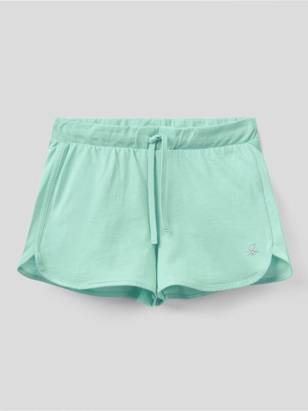 100% cotton runner style shorts Junior Girl