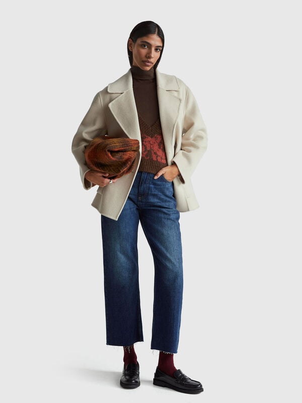 Cropped daddy fit jeans Women