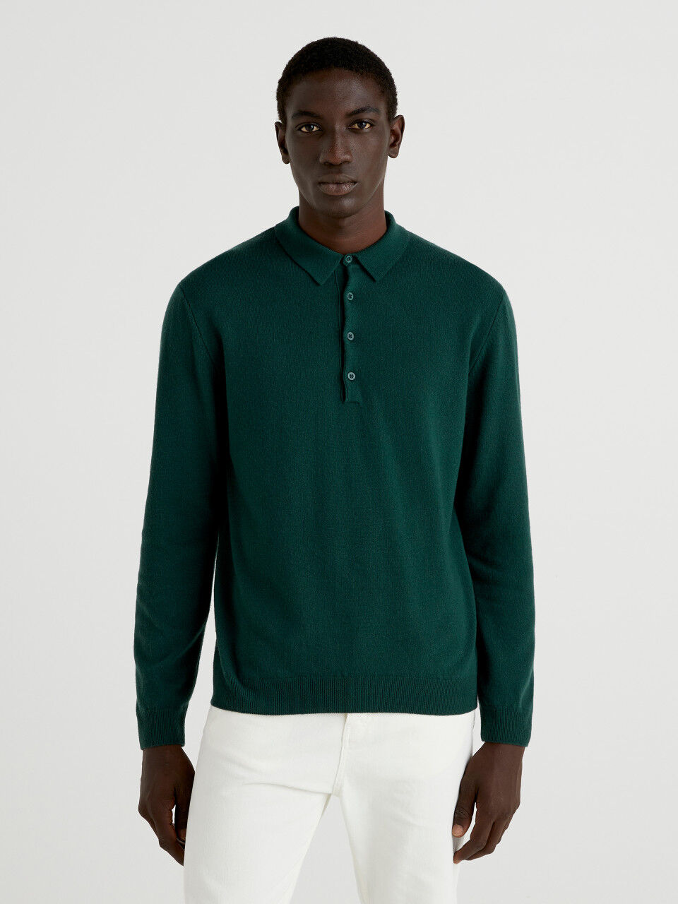 Men s Long Sleeve Polos New Collection 2024 Benetton