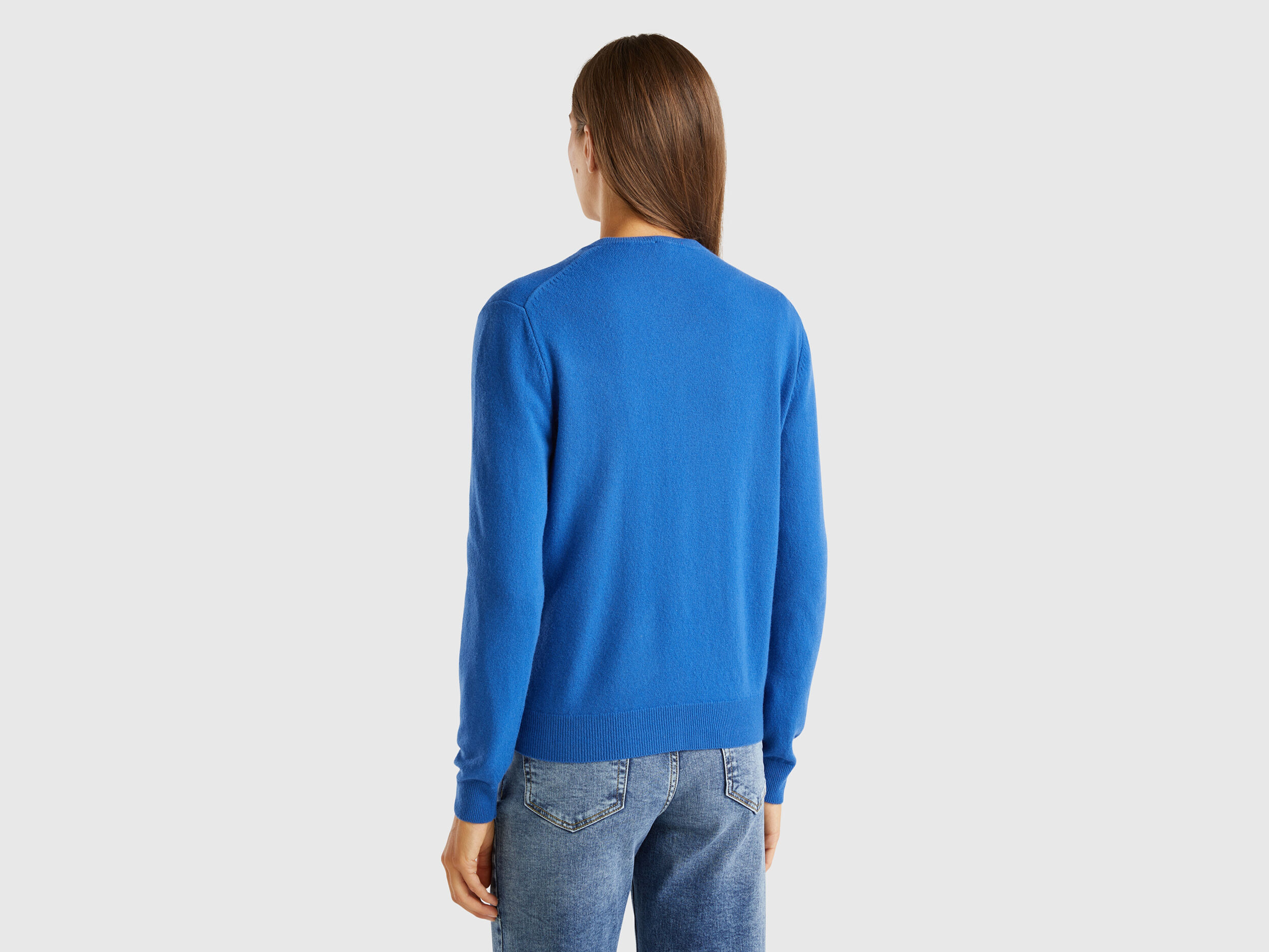 Benetton round neck cardigan discount