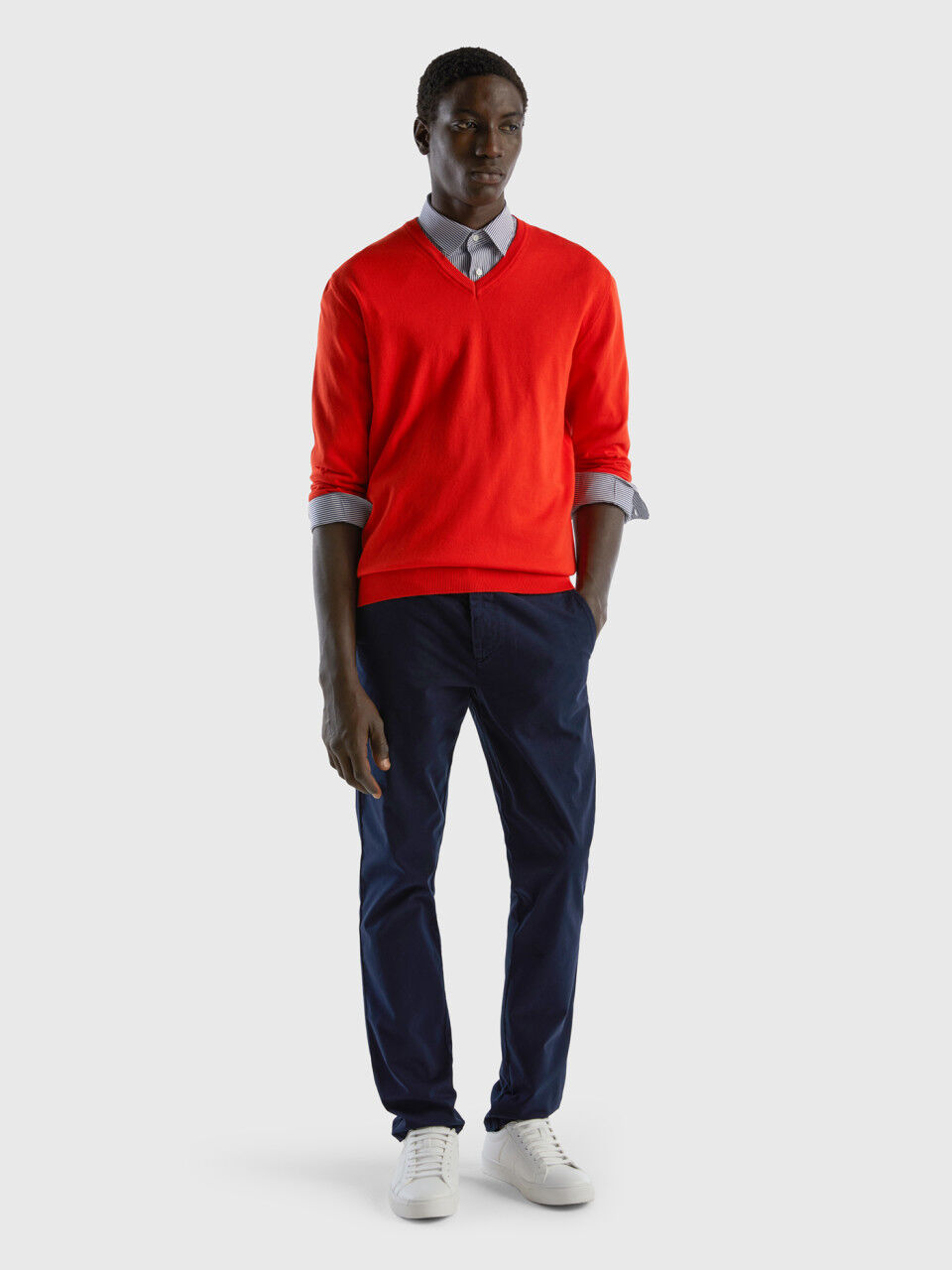 Polo shirt and v 2025 neck sweater
